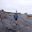 Wet rocks? Its worth the risk running to see the coast through the fog.