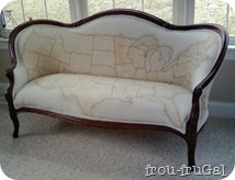 Ancestral Map Settee
