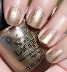 Everyone in the audience got a bottle of OPI metallic nail polish.