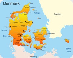 Denmark vector map1