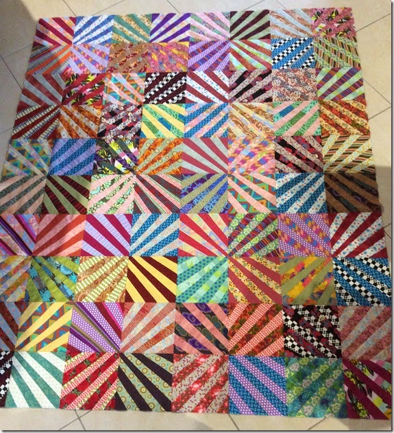 Ferris Wheel Quilt Top