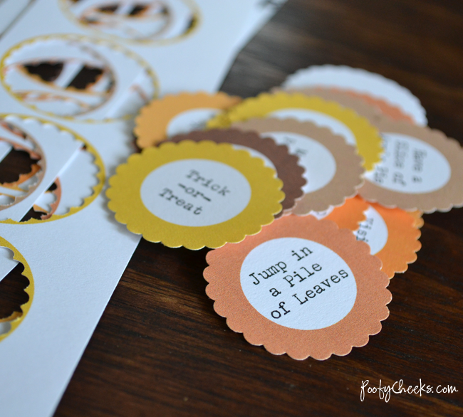 DIY Fall Bucket List and Printables by Poofy Cheeks