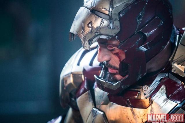 Iron Man 3 Photo Reveals a Battle Damaged Tony Stark