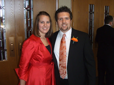 Cameron and Debbie In Our Wedding Day Outfits