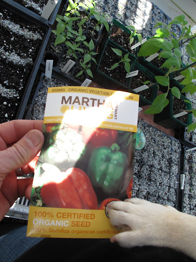 And the package says Martha Stewart!  I remember hearing something about a new line of seeds at Home Depot!