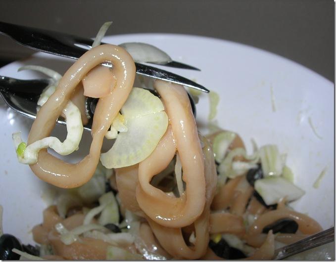 insalata totani olive finocchi insalata totani olive finocchi