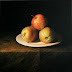 Object: 19504 - Manzanas en Plato - 40 x 40 cm - € 1975,= Object: 19504 - Manzanas en Plato - 40 x 40 cm - € 1975,=