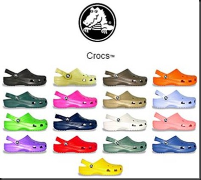 Les couleurs Crocs