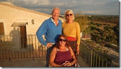 Ausflug mit Cathy und Brett zum feinen Lunch im Balcone Mediterraneo