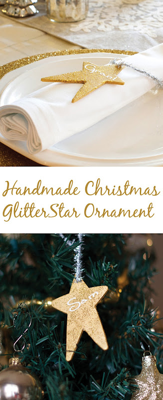 Handmade Christmas Glitter Star Ornament personalized for gift giving. Looking for homemade Christmas gifts? Look no further than these homemade Christmas ornaments. Use them as tree decorations, to grace your holiday table, or for fun tags to gifts! The ideas and endless and your friends and family will love these glittery stars personalized just for them!. Handmade Christmas Glitter Star Ornament personalized for gift giving. Looking for homemade Christmas gifts? Look no further than these homemade Christmas ornaments. Use them as tree decorations, to grace your holiday table, or for fun tags to gifts! The ideas and endless and your friends and family will love these glittery stars personalized just for them!