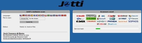 Virus free any file with jotti.org