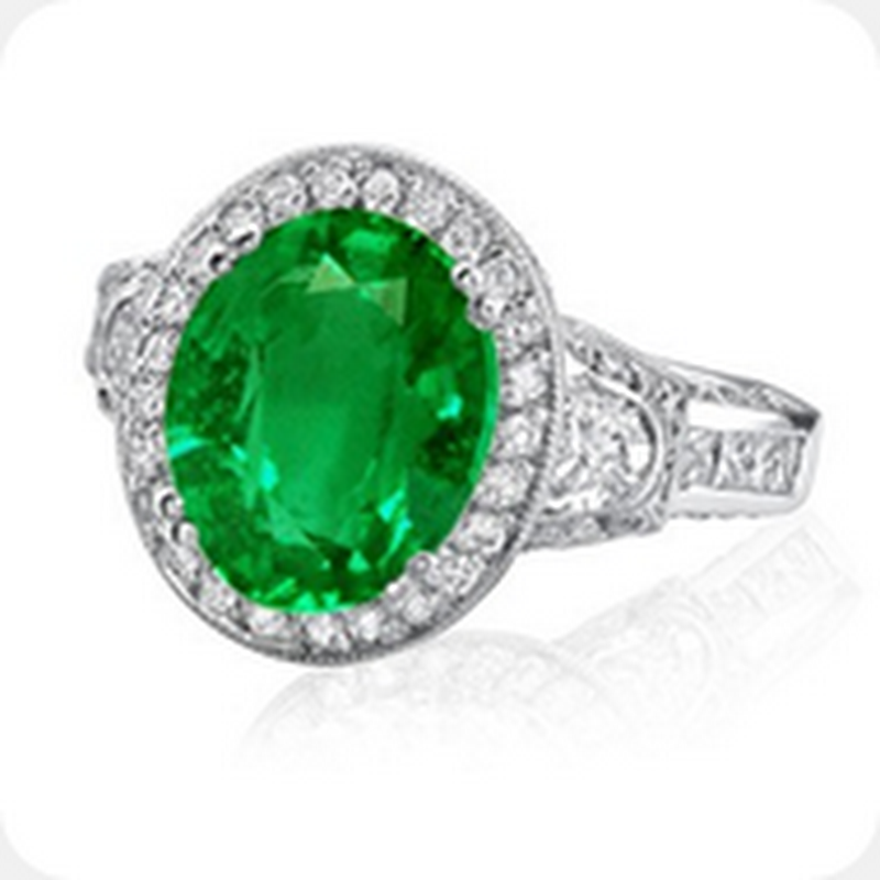 Custom gemstone engagement ring for eternal remembrance of love