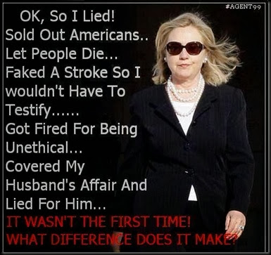 Hillary Clinton lied 