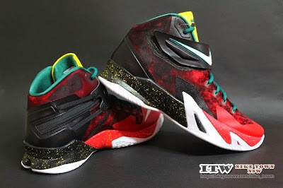 Nike Zoom Soldier VIII 10 黒/赤 Nike LeBron Soldier 8 Black University Red for Sale