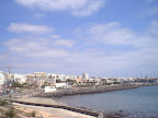 Panoramic view over Puerto del Rosario