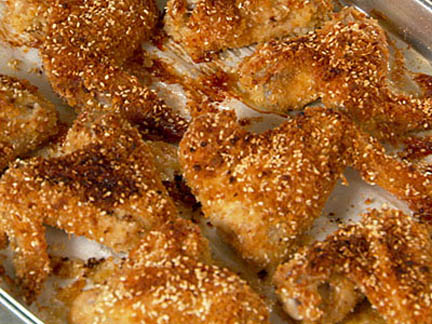 Crunchy Sesame Chicken Wings