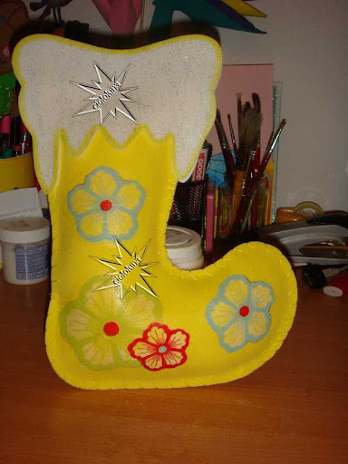 Botas Navidad Foami And Post