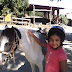 Pony ride at Garrod Farms