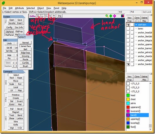 Reshape hand anchor to exclude upper leg vertices Reshape hand anchor to exclude upper leg vertices