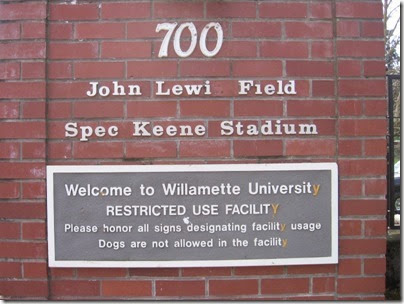 IMG_5687 Willamette University McColloch Stadium at Bush's Pasture Park in Salem, Oregon on March 17, 2007