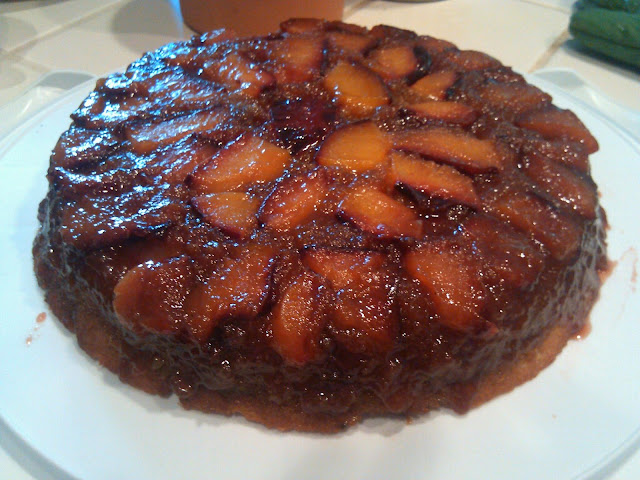 Plum Upside-Down cake