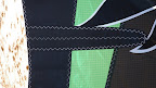 New designed by griffin kites non batten  trailing edge flap reducers. Made from layers of Dacron. No more issues dealing with battens damaging your kite in waves or packing up