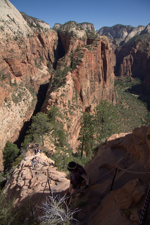 The Path Up (and Down) Angels Landing