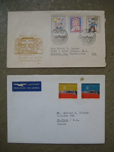 these are two of the beautiful envelopes we purchased.