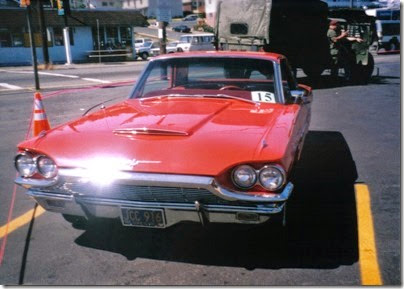 44 1965 Ford Thunderbird Hardtop Coupe in the Rainier Shopping Center parking lot for Rainier Days in the Park on July 13, 1996