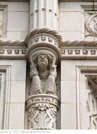 'Gargoyle Supporting An Ornamental Pillar At 575 Seventh Street, NW (Washington, DC)' photo (c) 2007, takomabibelot - license: http://creativecommons.org/licenses/by/2.0/