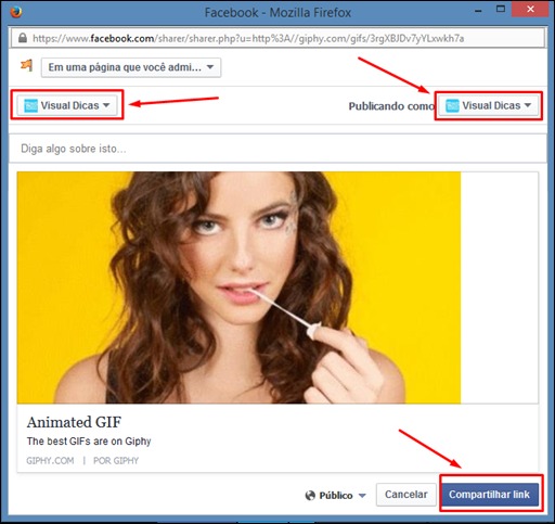 Como colocar GIFs animados no Facebook - Visual Dicas Como colocar GIFs animados no Facebook - Visual Dicas