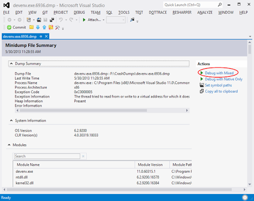 visual studio 2018 crashes on startup visual studio 2018 crashes on startup
