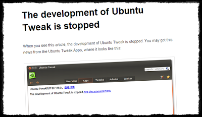 Ubuntu Tweak non verrà più sviluppato, chiude uno dei più famosi tool per Ubuntu