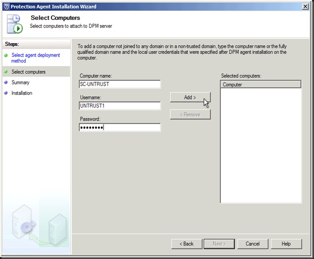 Dpm 2010 Manual Agent Install Work Group Windows 10