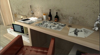 Arbetshörna, Akcalar via Home Designing