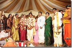 Sneha, Prasanna at KS Ravikumar Daughter Marriage Photos