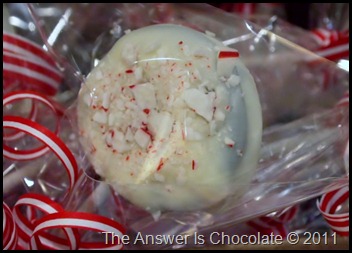 Peppermint Crunch Cookie Pops