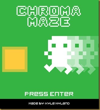 Chroma Mazeタイトル Chroma Mazeタイトル
