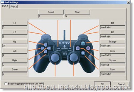 how to use keyboard controls on pcsx2