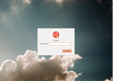 Ubuntu Logon Screen