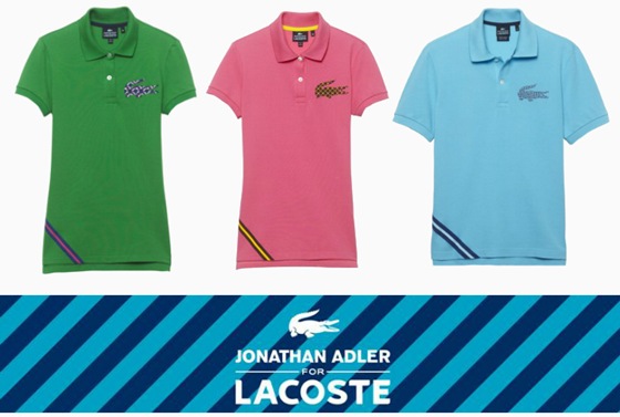 Crocodilo da Lacoste ganha nova versão – Edição limitada Jonathan Adler.