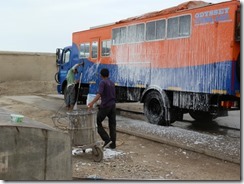 Truck wash to enter Ashgbat.