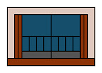 hotel (balcony), 2003, digital c-print on sintra panel, 10 x 14 in.