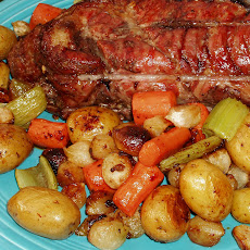 Simple Roast Pork and Vegetables