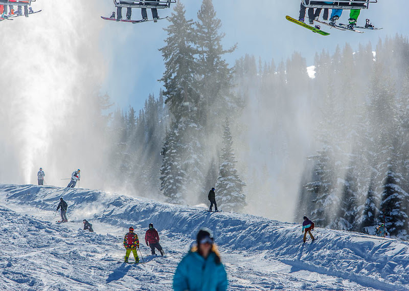 Brighton Ski Resort, opening day