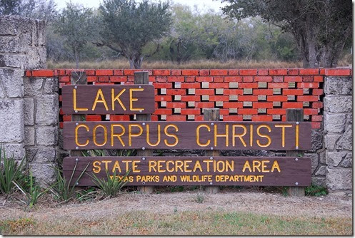Lake Corpus Christi Sign