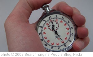 'stopwatch' photo (c) 2009, Search Engine People Blog - license: http://creativecommons.org/licenses/by/2.0/