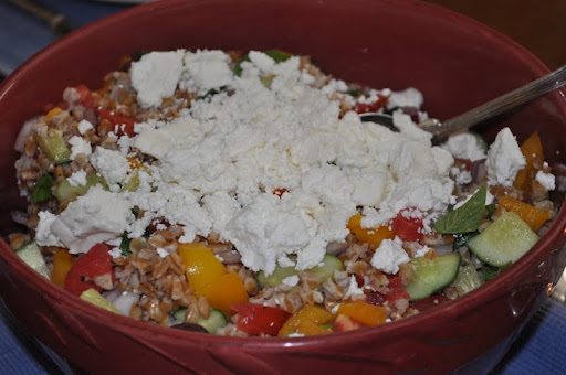 Farro salad