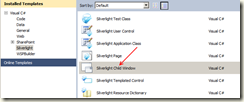 Crear una nueva Silverlight Child Window