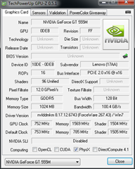 GPU-Z nVIDIA